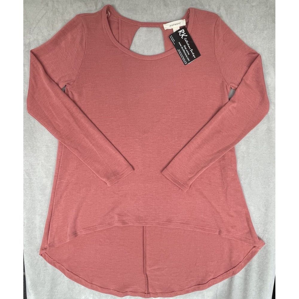 NWT OneTheLand Women's‎ Shirt Size S Flowy Yoga Fairy Peasant Boho Hippie Y2K